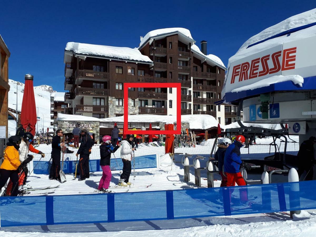 Résidence rond point des pistes accès direct funiculaire exposé sud Tignes Extérieur photo