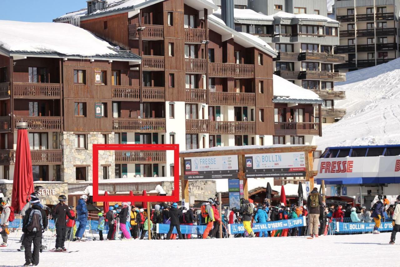 Résidence rond point des pistes accès direct funiculaire exposé sud Tignes Extérieur photo