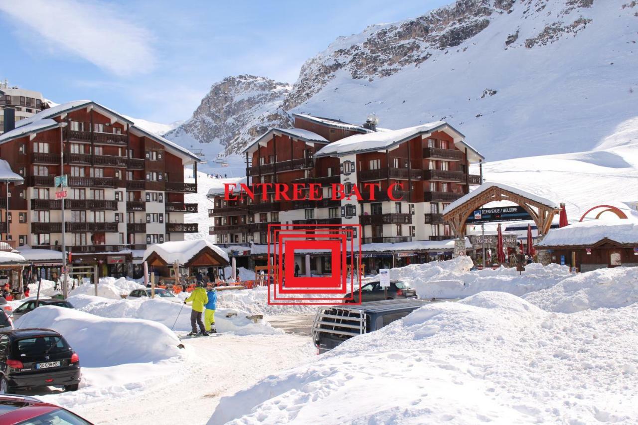 Résidence rond point des pistes accès direct funiculaire exposé sud Tignes Extérieur photo